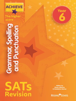 cover image of Achieve Grammar Spelling Punctuation Revision Higher (SATs)